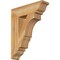 Ekena Millwork Balboa Traditional Rough Sawn Bracket, Western Red Cedar, 4"W x 16"D x 20"H BKT04X16X20BOA01RWR - alternate 1